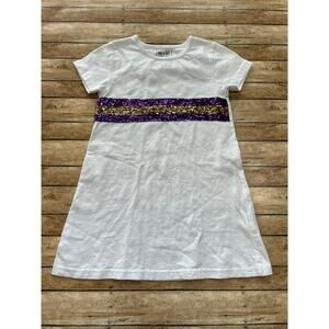 Me Me Mardi Gras/ LSU Sequin Dress 4T